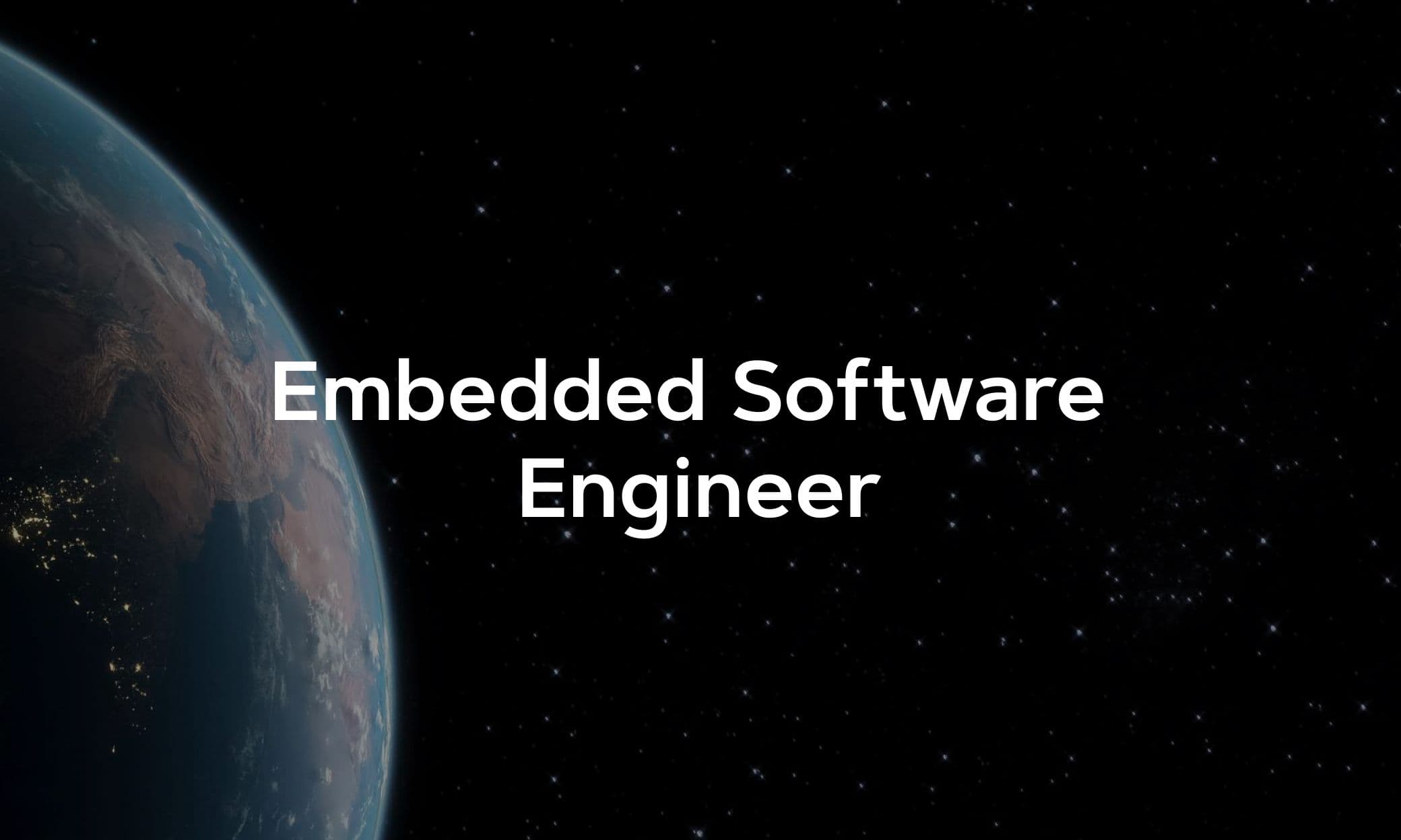 Embedded Software Engineer